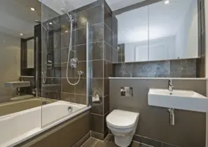 Salle de bain par nos carreleur.